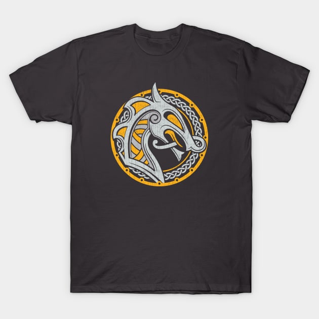 Midgard Serpent T-Shirt by KennefRiggles